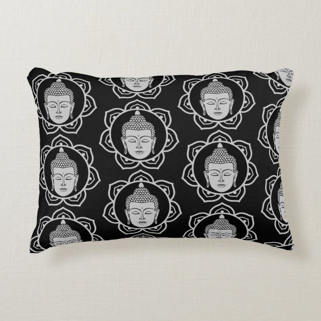 Buddha hem och boende prydnadskudde (Framsidan)