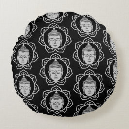Buddha hem och boende rund kudde