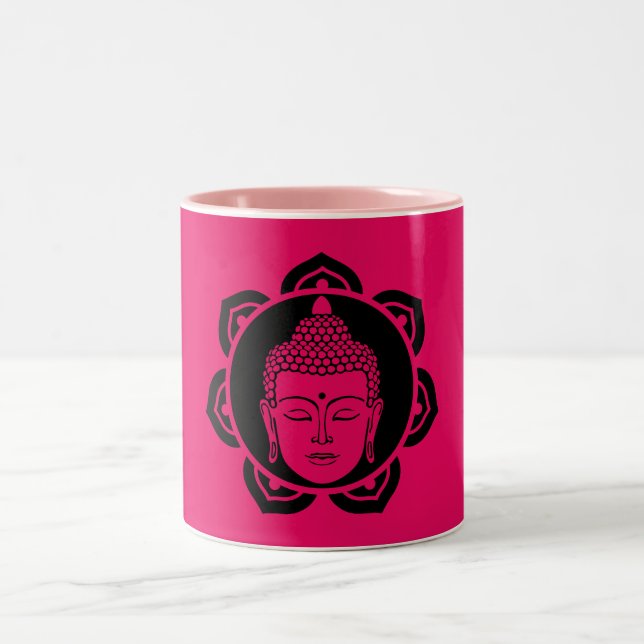 Buddha hem och boende Två-Tonad mugg (Center)