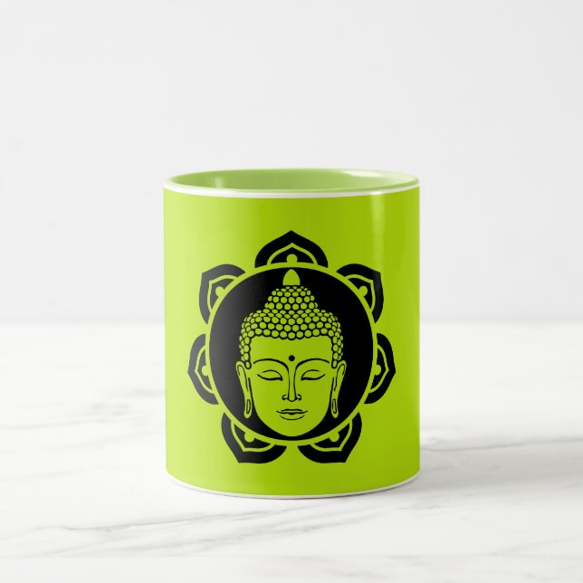 Buddha hem och boende Två-Tonad mugg (Center)