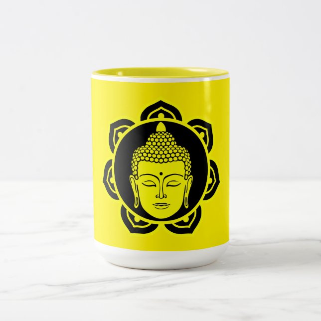 Buddha hem och boende Två-Tonad mugg (Center)