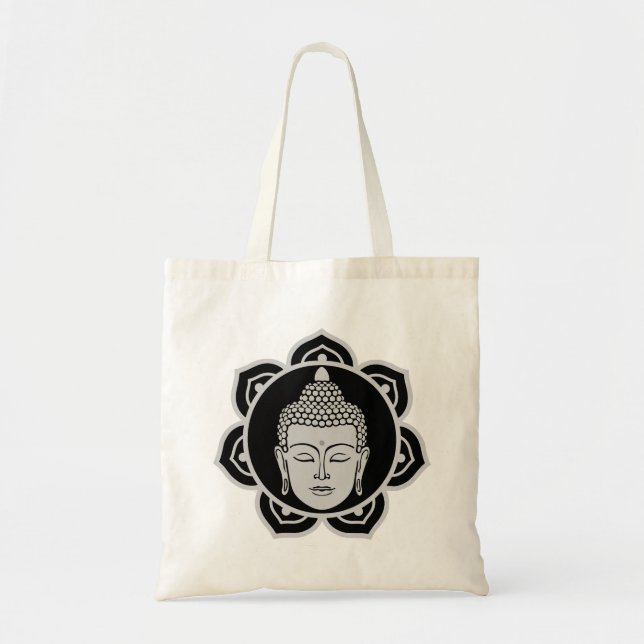 Buddha hem och boende tygkasse (Framsidan)