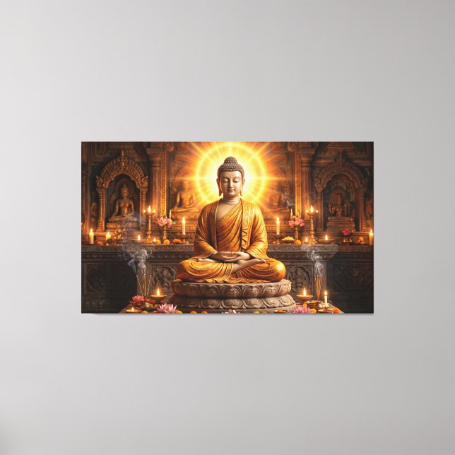 Buddha Herren Canvastryck (Framsida)