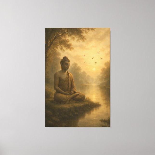 Buddha Herren Canvastryck (Framsida)