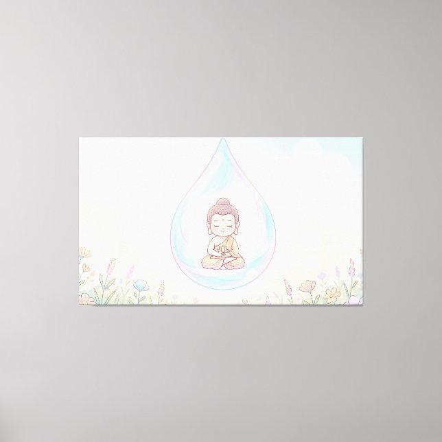 Buddha Herren Canvastryck (Framsida)