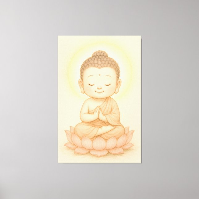 Buddha Herren Canvastryck (Framsida)