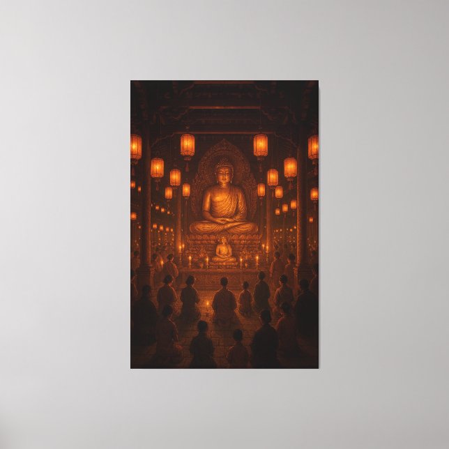 Buddha Herren Canvastryck (Framsida)