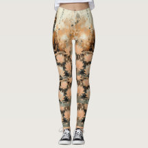 BUDDHA I FÄLT I LOTUS LEGGINGS