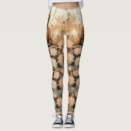 BUDDHA I FÄLT I LOTUS LEGGINGS