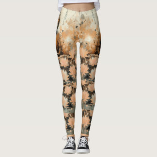 BUDDHA I FÄLT I LOTUS LEGGINGS
