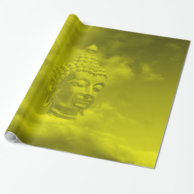 buddha i guld presentpapper (Utrullad)