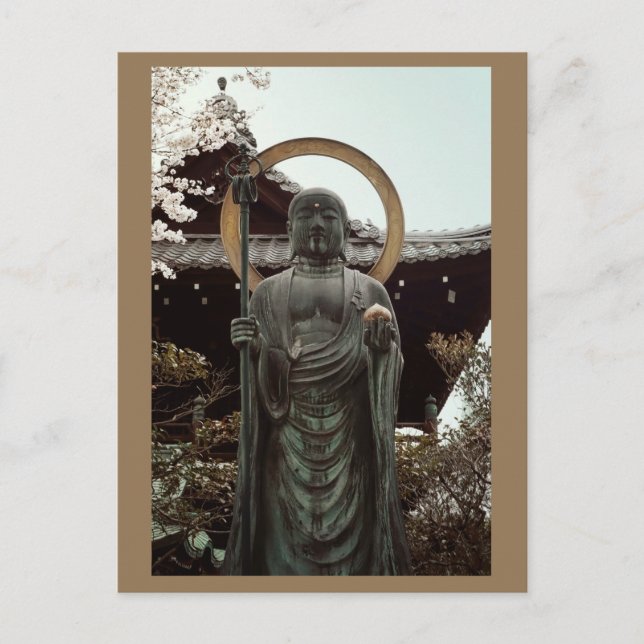 Buddha i Higashiyama Vykort (Framsida)