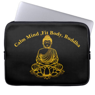Buddha i Lotus Pose Laptop Fodral