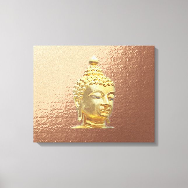 buddha i marsala canvastryck (Framsida)