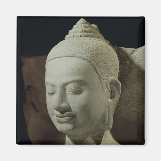 Buddha i Meditation vid Naga Kung, Magnet (Framsidan)
