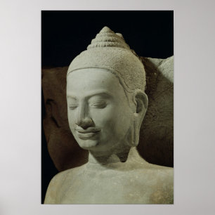 Buddha i Meditation vid Naga Kung, Poster
