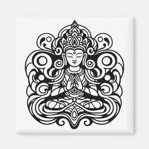 Buddha i Peace Magnet