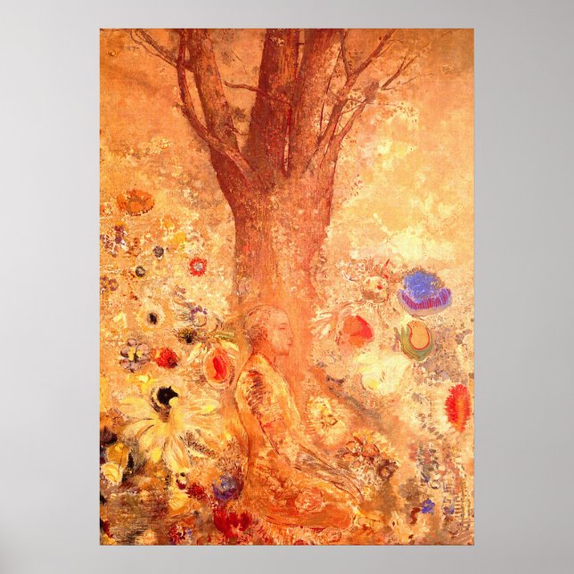 Buddha i Poster Ungdom Skriv ut av Redon (Framsidan)