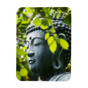 Buddha i Senso-ji Temple Garden Magnet