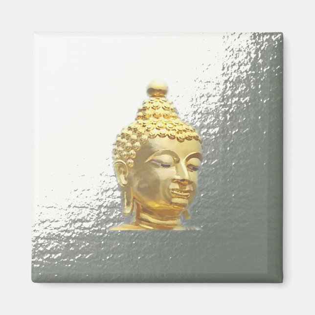 buddha i silver magnet (Framsidan)