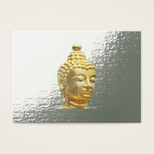 buddha i silver visitkort