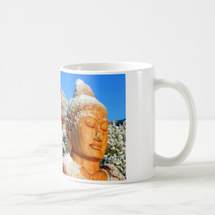 Buddha i snömugg kaffemugg