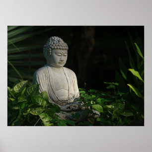 Buddha i tanke poster
