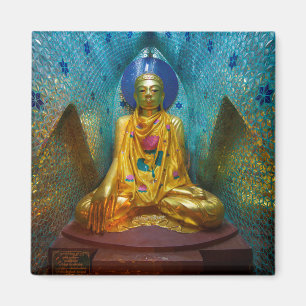 Buddha i utsmyckad nisch magnet