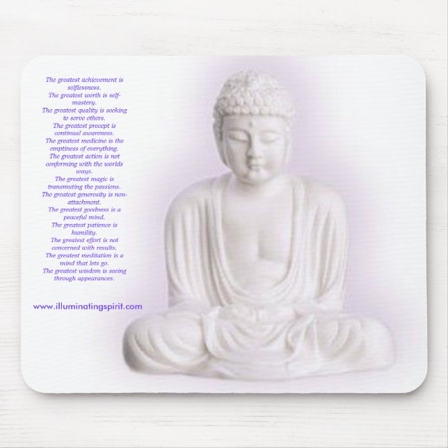 Buddha inspiration vadderar musmatta (Framsidan)