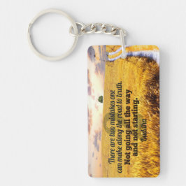 Buddha inspirationsoffert "Väg till sanning" Nyckelring