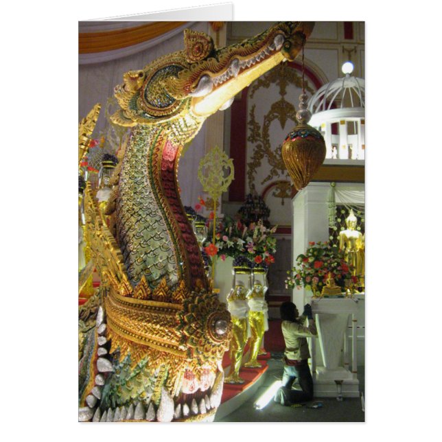 Buddha Islam ... Thai Muslim Card Hälsningskort (Framsidan)