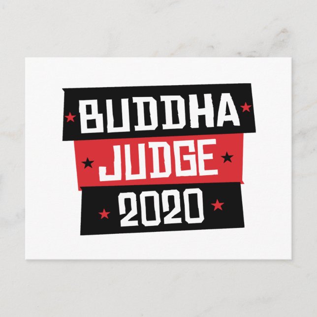 Buddha Judge 2020 Vykort (Framsida)