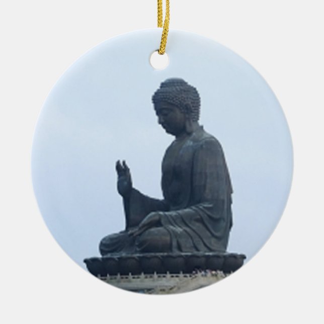 Buddha Julgransprydnad Keramik (Framsidan)