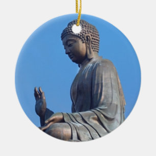 Buddha Julgransprydnad Keramik