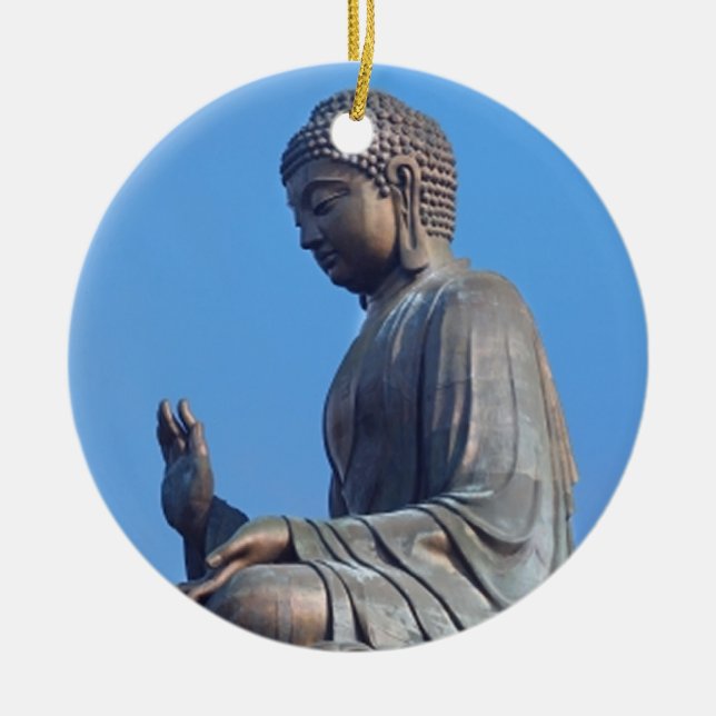 Buddha Julgransprydnad Keramik (Framsidan)