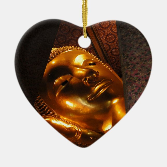 BUDDHA JULGRANSPRYDNAD KERAMIK (Framsidan)