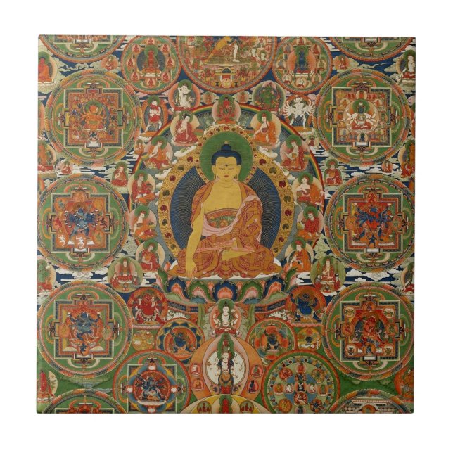 Buddha Kakelplatta (Framsidan)