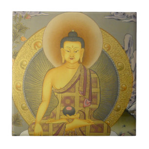 BUDDHA KAKELPLATTA