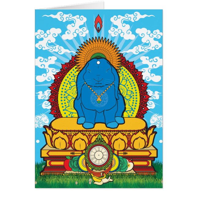 BUDDHA KANIN HÄLSNINGSKORT (Framsidan)