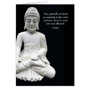 Buddha Kärlek & Affection Hälsningskort