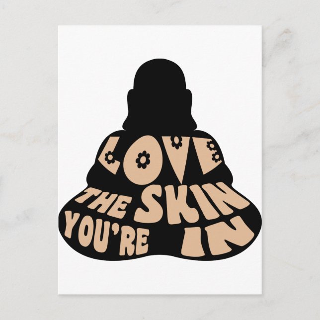 Buddha Kärlek Vykort (Framsida)