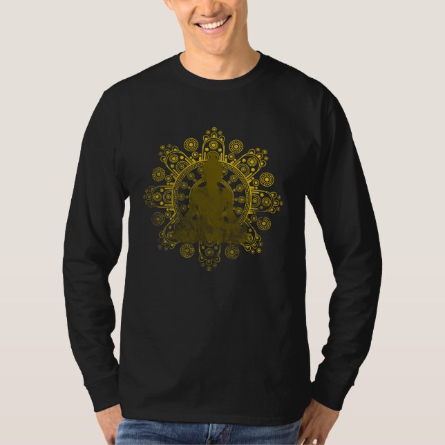 Buddha Karma Spiritual T Shirt (Framsida)