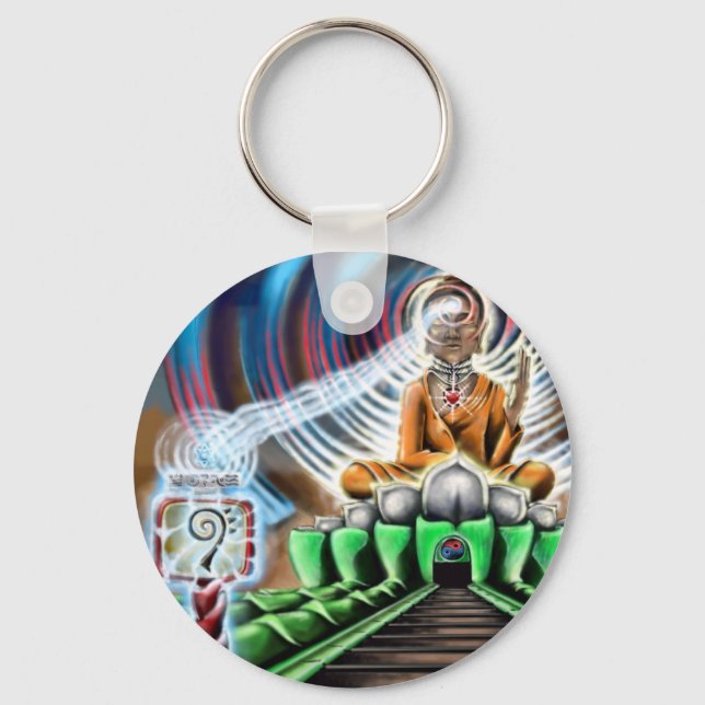 Buddha Keychain Nyckelring (Framsida)