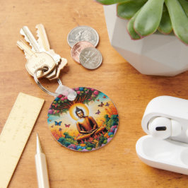 Buddha Keychain Nyckelring