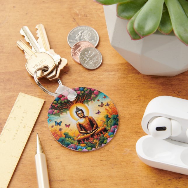 Buddha Keychain Nyckelring (Skrivbord)