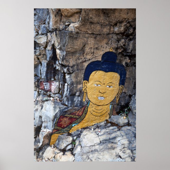 Buddha klippmålning poster (Framsidan)