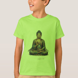 Buddha-konst för barn, religiös t-shirt - Fredlig 