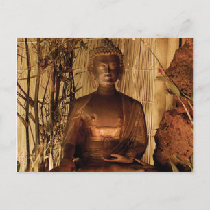 BUDDHA: Kopparstaty Vykort