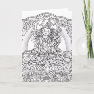 Buddha-kort för kompassion kort