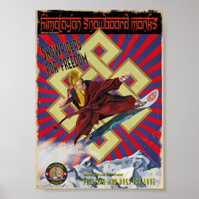 Buddha-kort Poster (Framsidan)